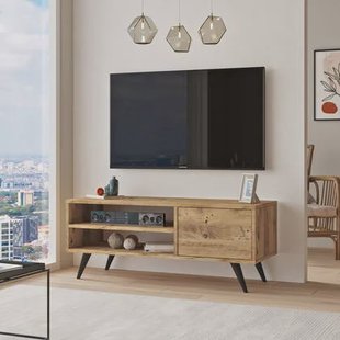 Giga Meubel - Tv-meubel Naturel Hout - 110x40x44cm - Mutlu Giga Meubel - Tv-meubel Naturel Hout - 110x40x44cm - Mutlu