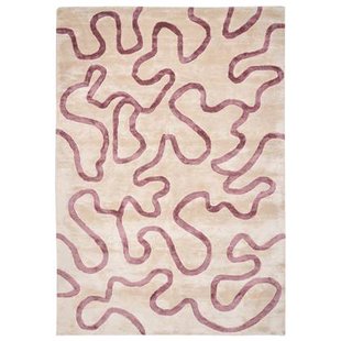 Beliani - KAPPAR - Vloerkleed - Beige|Roze- 160 x 230 cm - Viscose Beliani - KAPPAR - Vloerkleed - Beige|Roze- 160 x 230 cm - Viscose