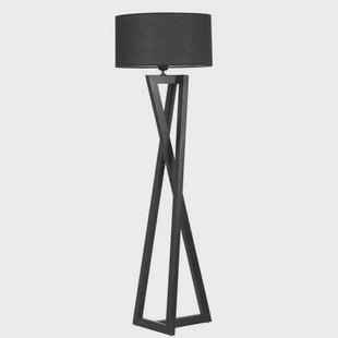 Giga Meubel - Vloerlamp Zwart Hout - 45x45x150cm - Macka
