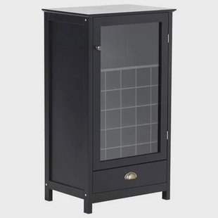 Beliani - CERES - Wijnkast - Zwart - MDF