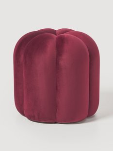 Fluwelen poef Cali