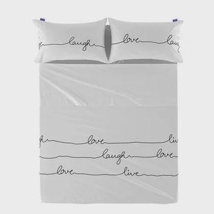 Live Laken Blanc, Veelkleurig, 100% katoen, de kwaliteit van 150 hilos