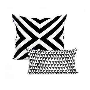 Blanc Set van 2 kussenhoezen Trip