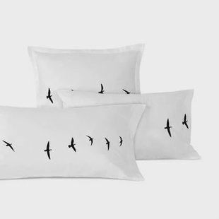 Blanc Set van 2 kussenslopen Trip