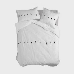 Blanc Dekbedovertrek Trip