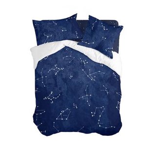 Blanc Dekbedovertrek Cosmos