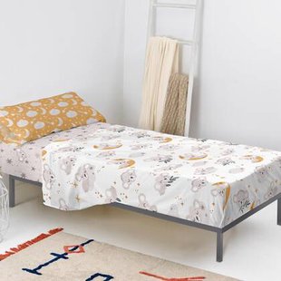 Baby koala Laken Set 2-delig Moshi Moshi, Veelkleurig, 100% katoen, de kwaliteit van 150 TC