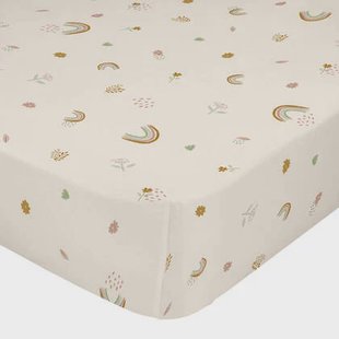 Iris Hoeslaken wieg Happyfriday Mini, Veelkleurig, 100% katoen, de kwaliteit van 150 TC