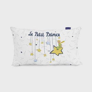 La nuit Kussenhoes 50x30 cm Le Petit Prince, Veelkleurig, 100% katoen, de kwaliteit van 150 hilos