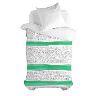 Topping Dekbedovertrek wieg 2-delig Blanc Kids, Veelkleurig, 100% katoen, de kwaliteit van 150 TC