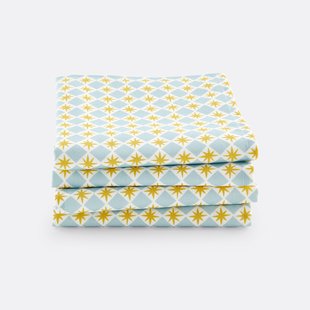 Set van 4 servetten in tergal, Augusta