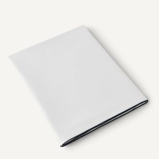 Plat laken in gewassen bio voilekatoen, Gypse