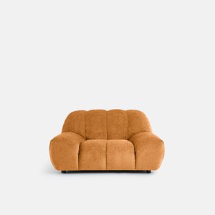 XL fauteuil, dik fluweel, Nuria