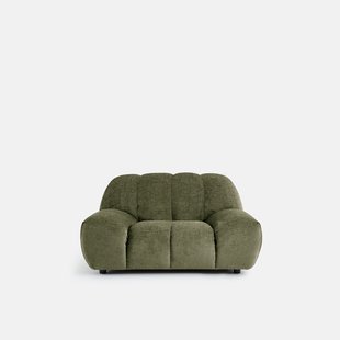 XL fauteuil, dik fluweel, Nuria