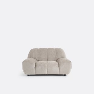 XL fauteuil, dik fluweel, Nuria