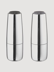 Zout- en pepermolen Salpi in zilverkleur