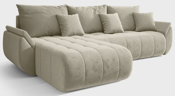 Hoekslaapbank Artesia links velvet | NADUVI Collection