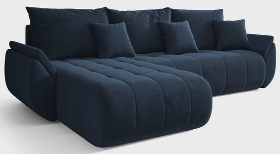 Hoekslaapbank Artesia links velvet | NADUVI Collection