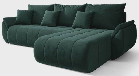 Hoekslaapbank Artesia rechts velvet | NADUVI Collection Hoekslaapbank Artesia rechts velvet | NADUVI Collection