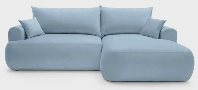 Hoekslaapbank Philipa rechts met opbergruimte velvet | NADUVI Collection