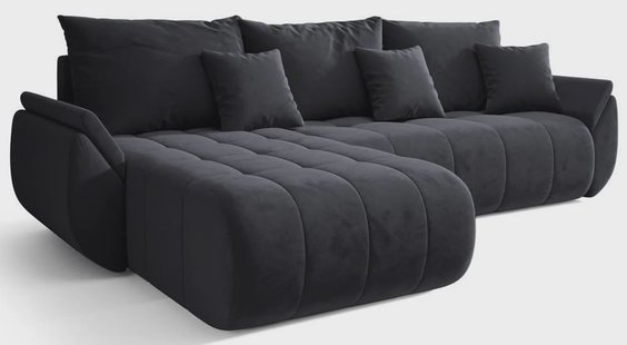 Hoekslaapbank Artesia links velvet | NADUVI Collection