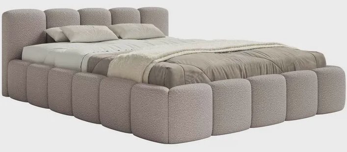 Bedframe Chloe laag 160 x 200 cm chenille | NADUVI Collection Bedframe Chloe laag 160 x 200 cm chenille | NADUVI Collection