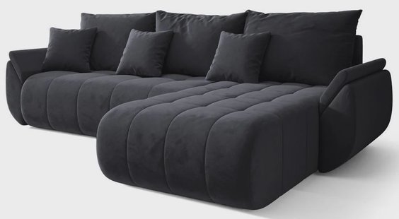 Hoekslaapbank Artesia rechts velvet | NADUVI Collection