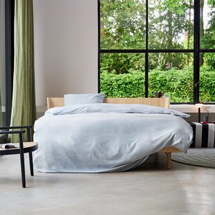 Auping Chambray Sky Dekbedovertrek - 240 x 220 cm - 100% organic cotton