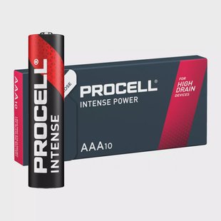 Duracell Procell Intense Power LR3-AAA-MN2400 alkalinebatterijen, 10 stuks