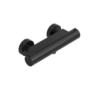 Hotbath COBBER Thermostatische Douchemengkraan met 1/2 Gepolijst zwart PVD B008PBP