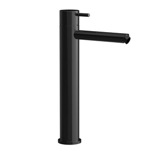 Hotbath COBBER Wastafelmengkraan zonder waste Gepolijst zwart PVD CB003HSPBP