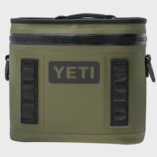 Yeti Hopper Flip 8L Cooler Bag, Olive Green, koeltas met schouderband
