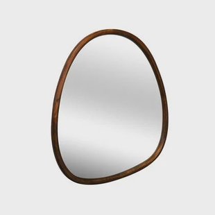 sweeek - Biologische dennenhouten spiegel, 75cm