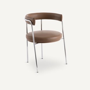 Tafelfauteuil in leer Jubo