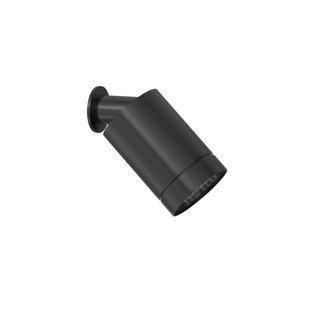 Hotbath COBBER Beam 3 standen hoofddouche met muurbevestiging Geborsteld zwart PVD CB470MBP