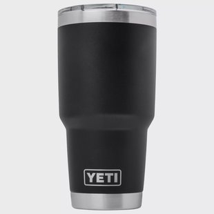 Yeti Rambler Tumbler Cup 30oz Mag Slider Lid, Black, thermosbeker met deksel, 887 ml