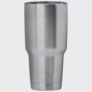Yeti Rambler Tumbler Cup 30oz Mag Slider Lid, Stainless Steel, thermosbeker met deksel, 887 ml