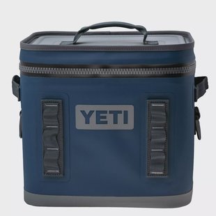 Yeti Hopper Flip 12L Cooler Bag, Navy Blue, koeltas met schouderband