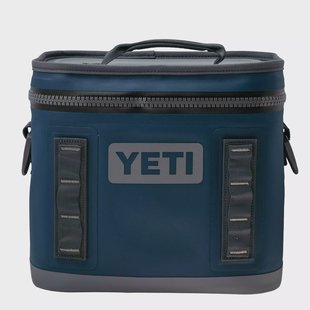 Yeti Hopper Flip 8L Cooler Bag, Navy Blue, koeltas met schouderband