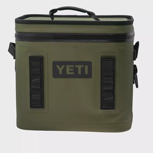 Yeti Hopper Flip 12L Cooler Bag, Olive Green, koeltas met schouderband