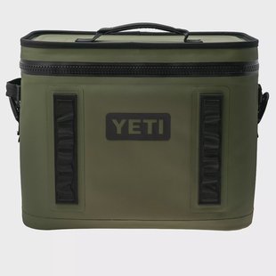 Yeti Hopper Flip 18L Cooler Bag, Olive Green, koeltas met schouderband