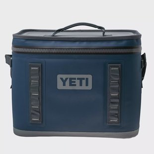 Yeti Hopper Flip 18L Cooler Bag, Navy Blue, koeltas met schouderband
