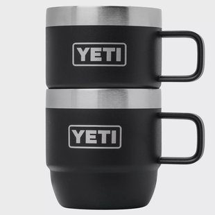 Yeti Rambler Stackable Mugs 6oz, Black, stapelbare thermosmokken, 177 ml