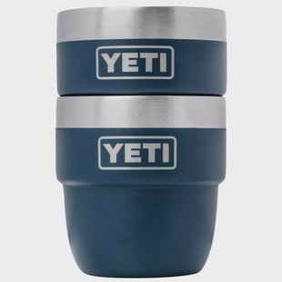 Yeti Rambler Stackable Espresso Cups 4oz, Navy Blue, stapelbare thermosbekers, 118 ml