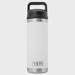 Yeti Rambler Bottle 18oz Chug Cap, White, thermosfles met drinkdop, 532 ml