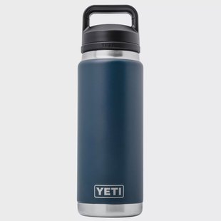 Yeti Rambler Bottle 26oz Chug Cap, Navy Blue, thermosfles met drinkdop, 769 ml