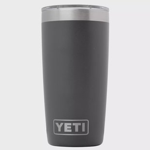 Yeti Rambler Tumbler Cup 10oz Mag Slider Lid, Charcoal Grey, thermosbeker met deksel, 295 ml