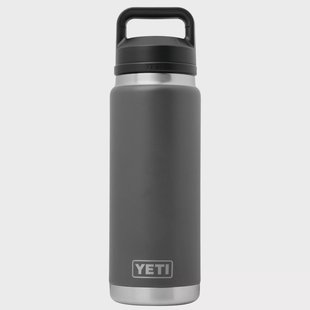 Yeti Rambler Bottle 26oz Chug Cap, Charcoal Grey, thermosfles met drinkdop, 769 ml