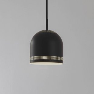Nola hanglamp Oura, Ø 15 cm, zwart, ijzer, E27