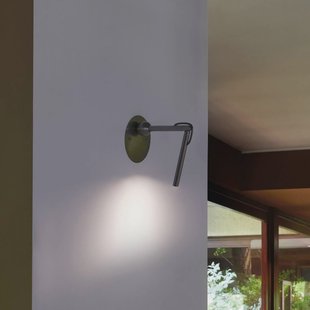 Oluce LED wandlamp Calamaio, zwart, metaal, verstelbaar